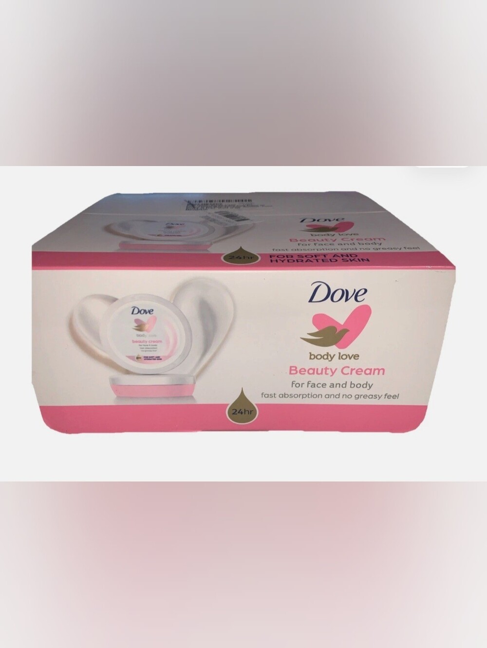 Case Of 12 Dove Nourishing Body Care Face Hand and Body  Beauty Cream 2.53oz